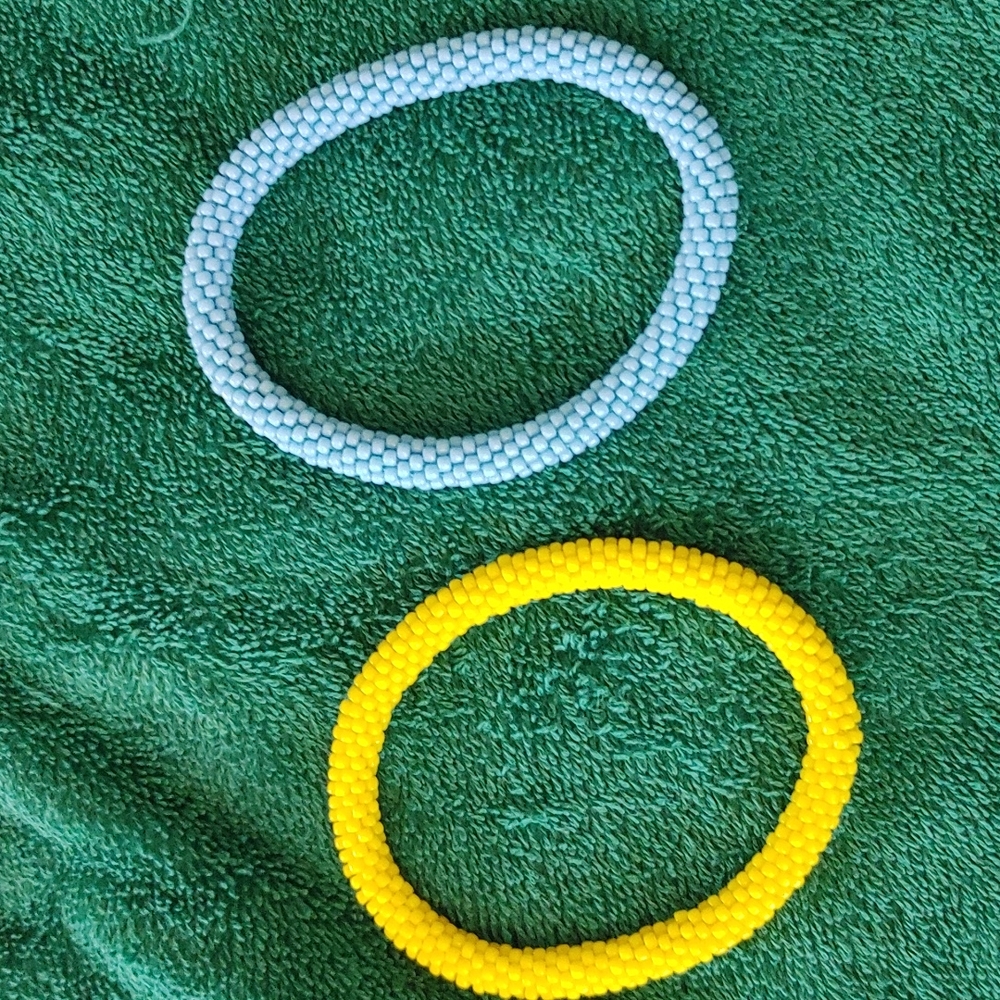 2 Maasai Beaded  Bracelets